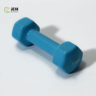 εμπορικό δεκαεξαδικού μορφής γυμναστικής υλικό PVC σιδήρου αλτήρων καθορισμένο πολυσύνθετο