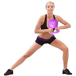 Αντιολισθητική δύναμη PE λαβών εγχώριας γυμναστικής που εκπαιδεύει Kettlebell πράσινο 5LBS 20 λίβρες 8