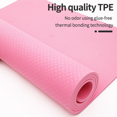 Επαγγελματικό επικυρωμένο Sgs χαλί 6mm γιόγκας TPE υλικό για τις ασκήσεις Pilates και πατωμάτων
