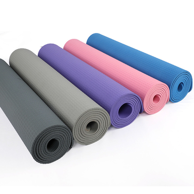 Κυβοειδή αντι δάκρυα 4mm χαλί γιόγκας PVC TPE για τη γυμναστική Pilates